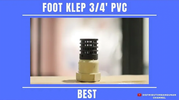 Toko Bangunan Jual Bahan Bangunan, Jual Ballvalve di Bandung, Foot Klep 3/4′ Pvc BEST