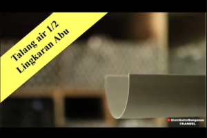 Toko Bangunan Jual Bahan Bangunan, Jual Talang Air Di Bandung, Talang Air 1/2 Lingkaran Abu