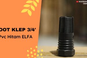 Toko Bangunan Jual Bahan Bangunan, Jual Foot Klep di Bandung, Foot Klep 3/4′ Pvc Hitam ELFA