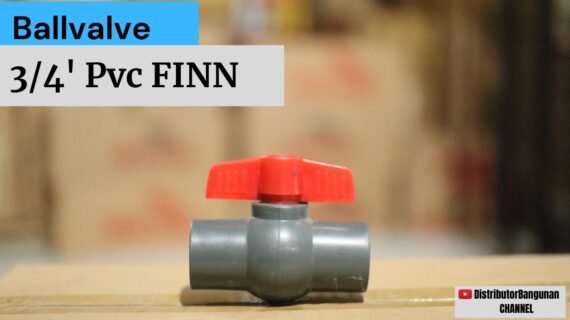 Toko Bangunan Jual Bahan Bangunan, Jual Ballvalve di Bandung, Ballvalve 3/4′ Pvc FINN