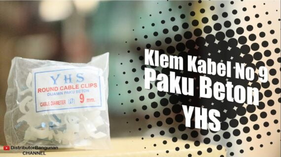 Distributor Alat Listrik, Jual Alat Listrik di Bandung, Klem Kabel No 9 Paku Beton YHS
