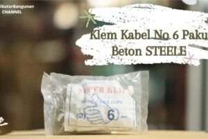Distributor Alat Listrik, Jual Alat Listrik di Bandung, Klem Kabel No 6 Paku Beton STEELE