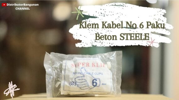 Distributor Alat Listrik, Jual Alat Listrik di Bandung, Klem Kabel No 6 Paku Beton STEELE