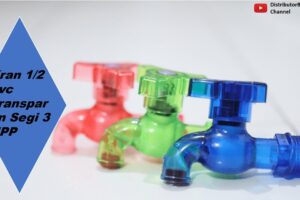 Toko Bangunan Jual Bahan Bangunan, Jual Kran di Bandung, Kran 1per2′ Pvc Transparan Segi 3 HPP