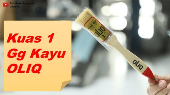 Toko Bangunan Jual Bahan Bangunan, Jual Kuas di Bandung, Kuas 1′ Gg Kayu OLIQ