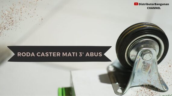 Toko Bangunan Jual Bahan Bangunan, Jual Roda Caster di Bandung, Roda Caster Mati 3′ ABUS