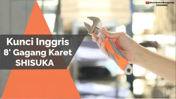 Toko Bangunan Jual Bahan Bangunan, Jual Kunci Inggris di Bandung, Kunci Inggris 8′ Gg Karet SHISUKA