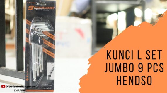 Toko Bangunan Jual Bahan Bangunan, Jual Kunci L Set di Bandung, Kunci L set Jumbo 9 Pcs HENDSO