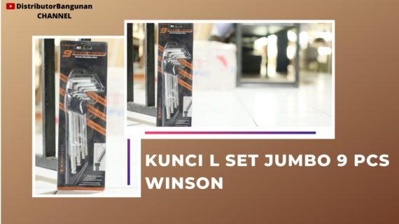 Toko Bangunan Jual Bahan Bangunan, Jual Kunci L Set di Bandung, Kunci L set Jumbo 9 Pcs WINSON