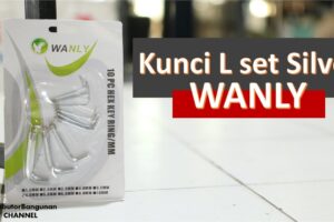 Toko Bangunan Jual Bahan Bangunan, Jual Kunci L Set di Bandung, Kunci L set Silver WANLY
