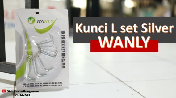 Toko Bangunan Jual Bahan Bangunan, Jual Kunci L Set di Bandung, Kunci L set Silver WANLY