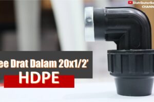 Toko Bangunan Jual Bahan Bangunan, Jual Fitting HDPE di Bandung, Knee Drat Dalam HDPE 20×1/2′