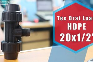 Toko Bangunan Jual Bahan Bangunan, Jual Fitting HDPE di Bandung, Tee Drat Luar HDPE 20×1/2′