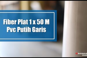 Toko Bangunan Jual Bahan Bangunan, Jual Fiber Plat Di Bandung, Fiber Plat 1 x 50 M Pvc Putih Garis