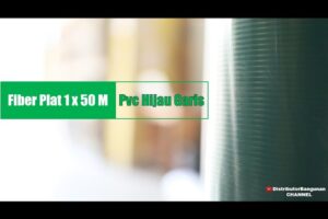 Toko Bangunan Jual Bahan Bangunan, Jual Fiber Plat Di Bandung, Fiber Plat 1 x 50 M Pvc Hijau Garis