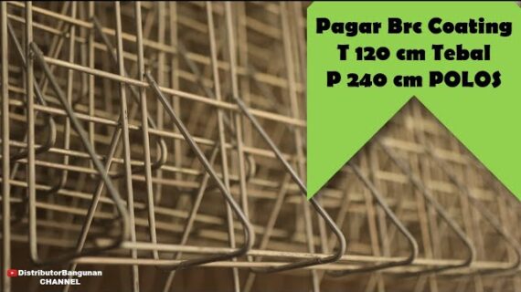 Distributor Pagar BRC, Jual Pagar BRC di Bandung, Pagar Brc Coating T 120 cm Tebal P 240 cm POLOS
