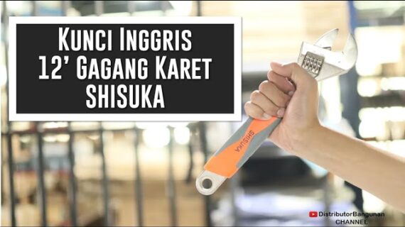 Toko Bangunan Jual Bahan Bangunan, Jual Kunci Inggris di Bandung, Kunci Inggris 12′ Gg Karet SHISUKA
