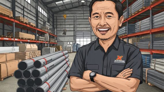 Pipa PVC 1 Inch Proyek Agritech Bandung Powerful Efektif