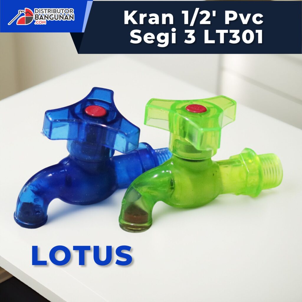 Kran 1per2 Pvc Segi 3 LT301 LOTUS