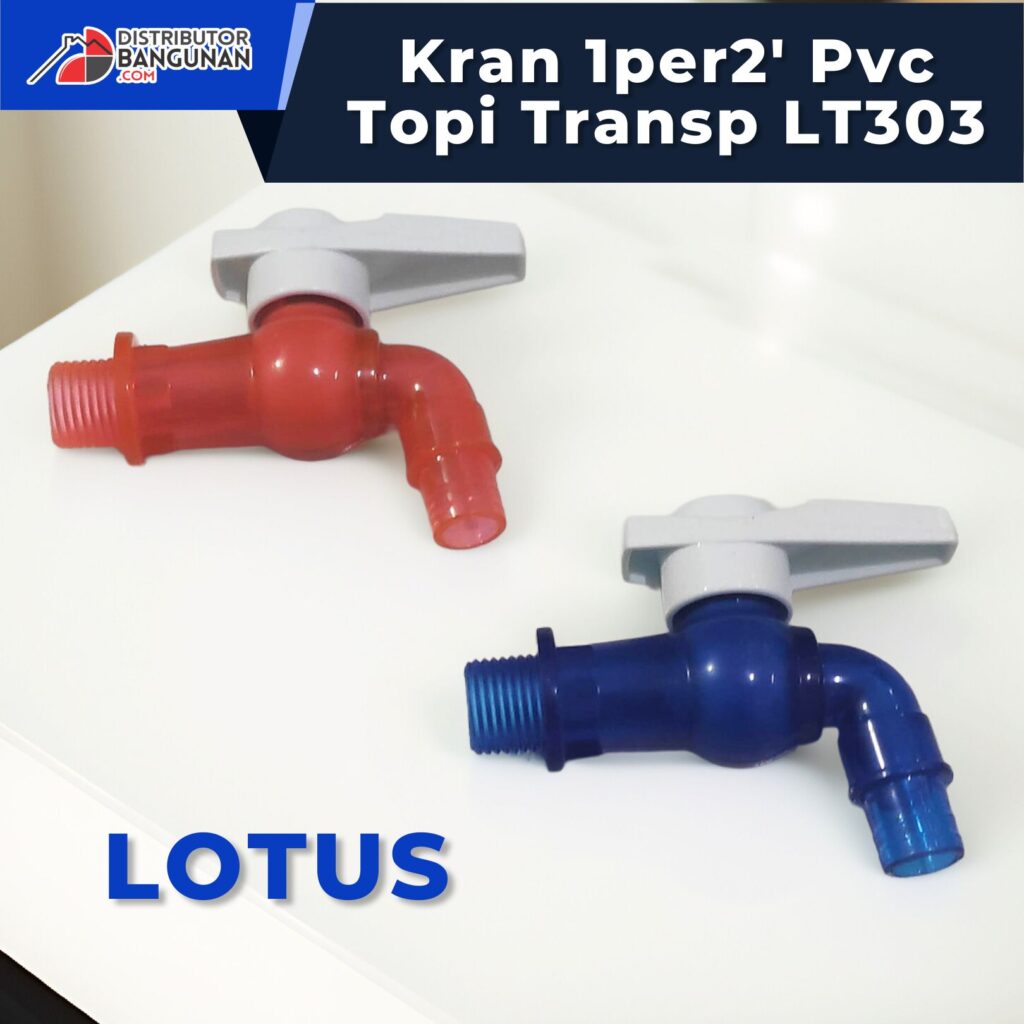 Kran 1/2' Pvc Segi 3 LT303 LOTUS