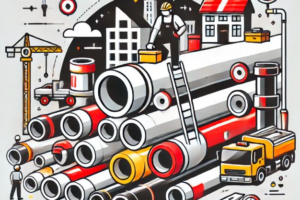 Distributor Bangunan | Distributor Pipa Pvc Bandung 20 Gambar ilustrasi Pipa PVC 3/4 inch mudah instalasi di Bandung yang mudah dipasang, tahan lama, dan cocok untuk proyek bangunan besar maupun rumah tangga.