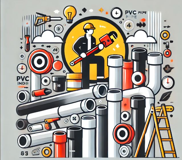 ✅ Gambar ilustrasi pipa PVC 3/4 inch untuk proyek bangunan di Bandung