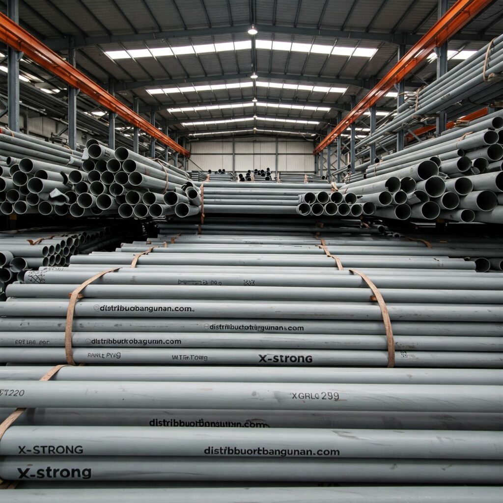 proses bending pipa PVC untuk instalasi listrik Bandung