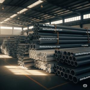 Pemasangan Pipa PVC 1 1/4 inch import Bandung di proyek