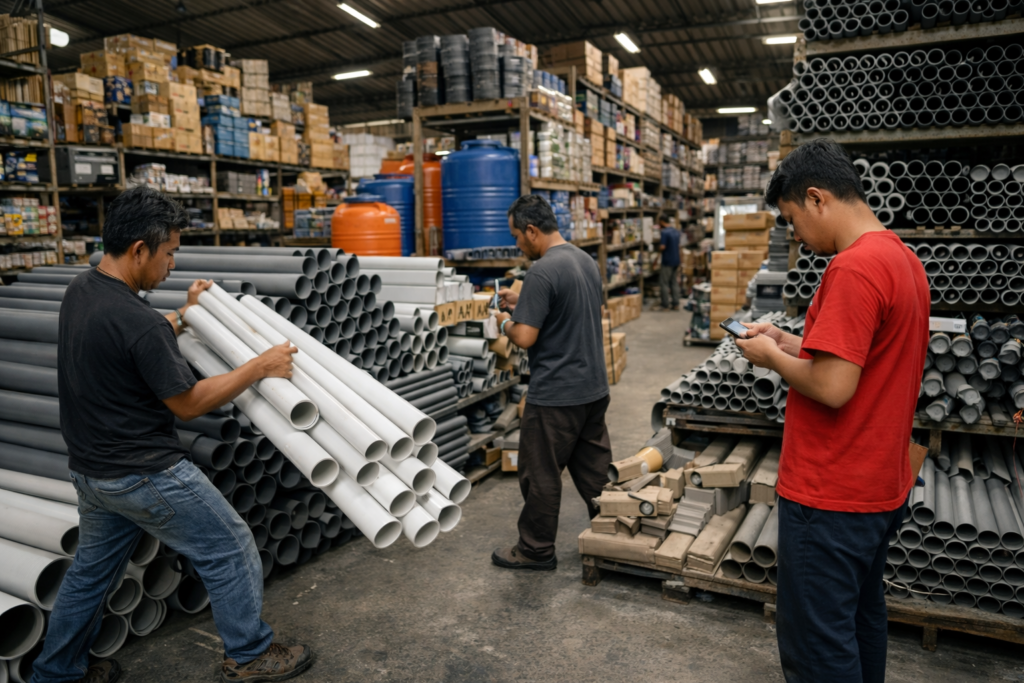 Homepage Distributor Bangunan 9 gudang 1